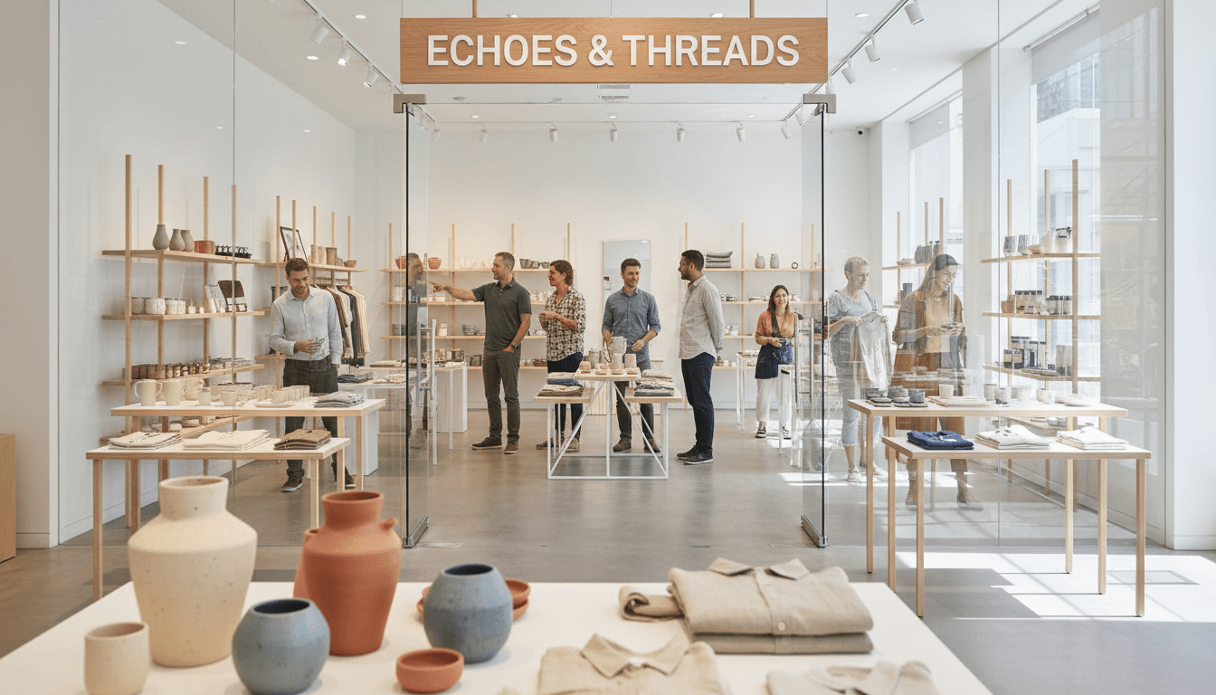 Bright modern retail space with professional display and clean finishes